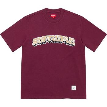 Red Supreme Block Arc S/S Top Sweaters | Supreme 302RW